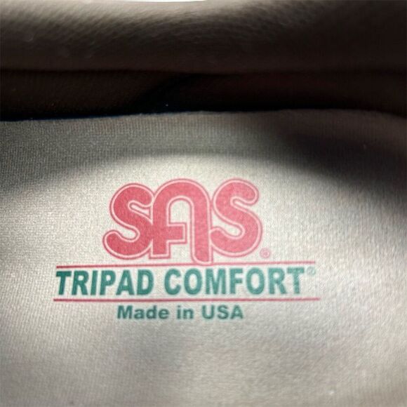 SAS Women's Free Time Brown Leather Lace Up Walking Shoes Size 7.5 M Casual - Picture 16 of 16